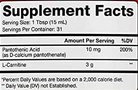 Pan  L-CARNITINE 3300 Mg 31 Servings  view 2
