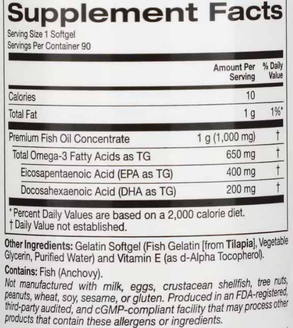 Peak Nutrition OMEGA 3 (90 Softgels)