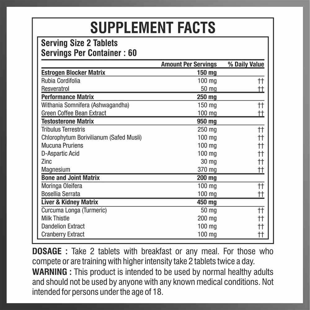 Doctor's Choice PCT Pro (60 tabs) view 2