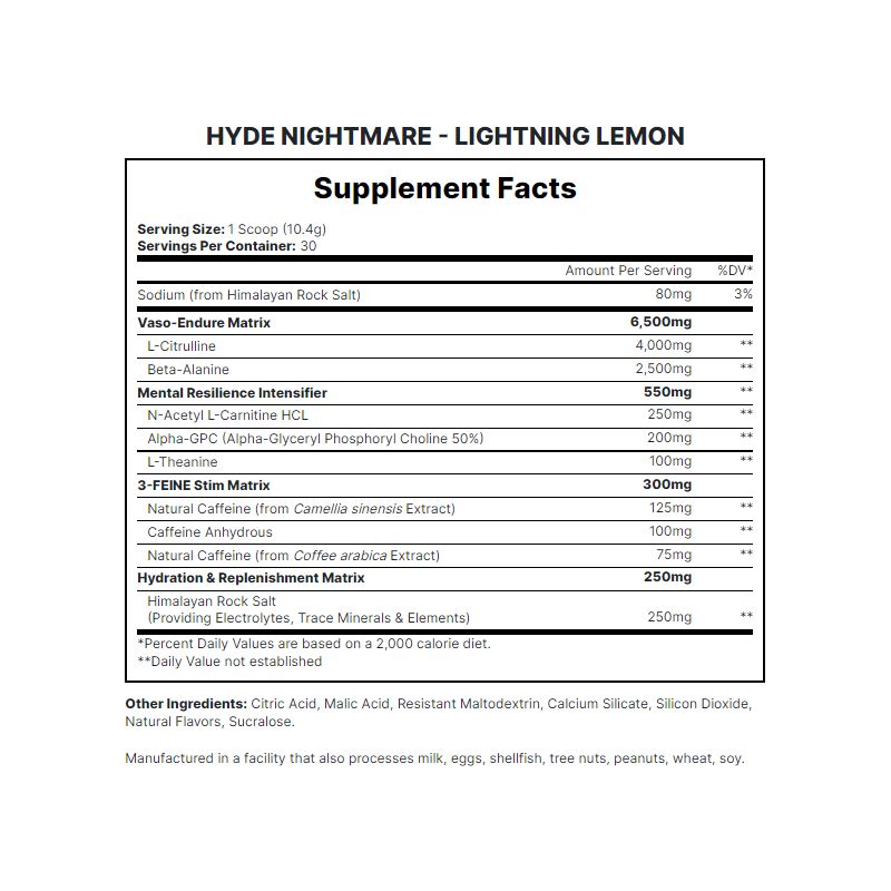 PROSUPPS HYDE NIGHTMARE 30 SERV. view 2