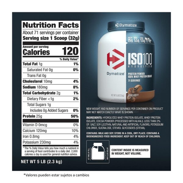 DYMATIZE ISO 100 5 LBS view 2