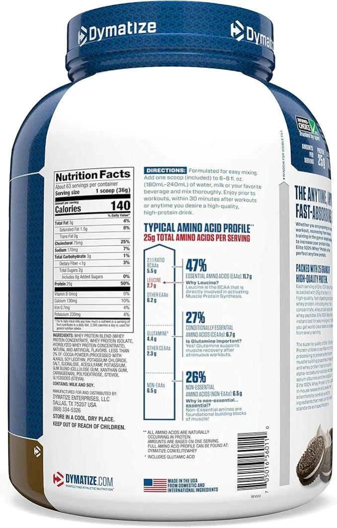 DYMATIZE ELITE WHEY 5 LBS view 2